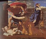 Nicolas Poussin Canvas Paintings - The Massacre of the Innocents